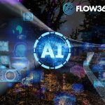 Eine Leitplanke einer Straße ist im Hintergrund zusehen darüber ein Zeichen für AI - Artificial Intelligence