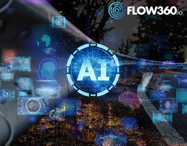 Eine Leitplanke einer Straße ist im Hintergrund zusehen darüber ein Zeichen für AI - Artificial Intelligence